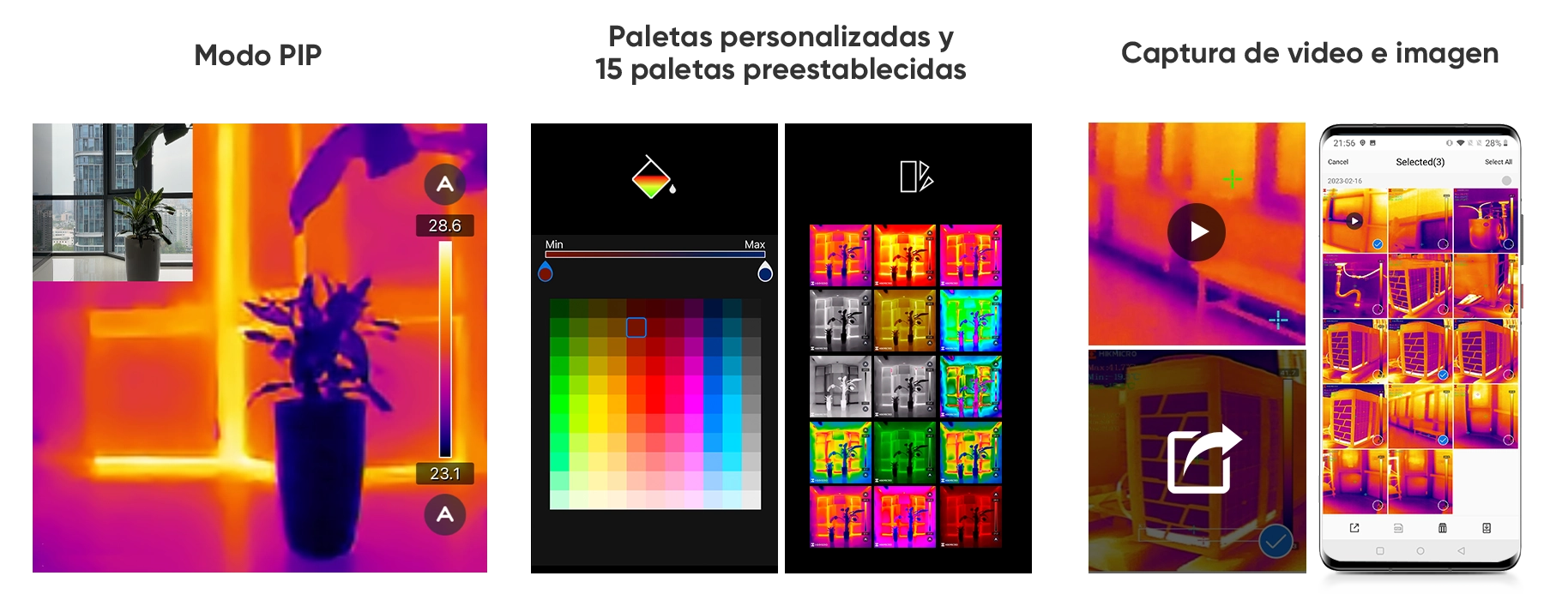 camara termografica minix